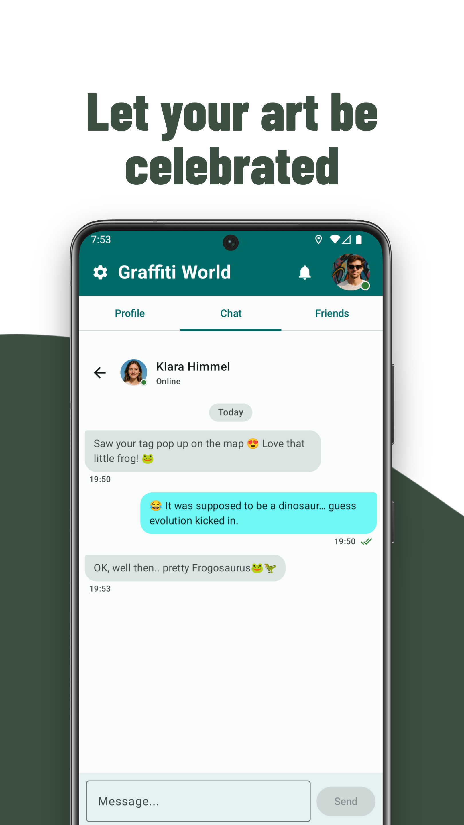 Let your art be celebrated